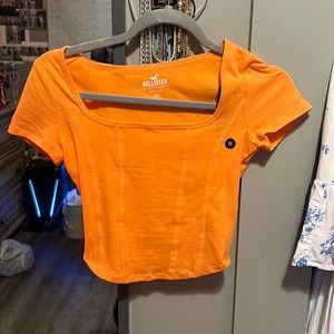 HOLLISTER Orange Crop top